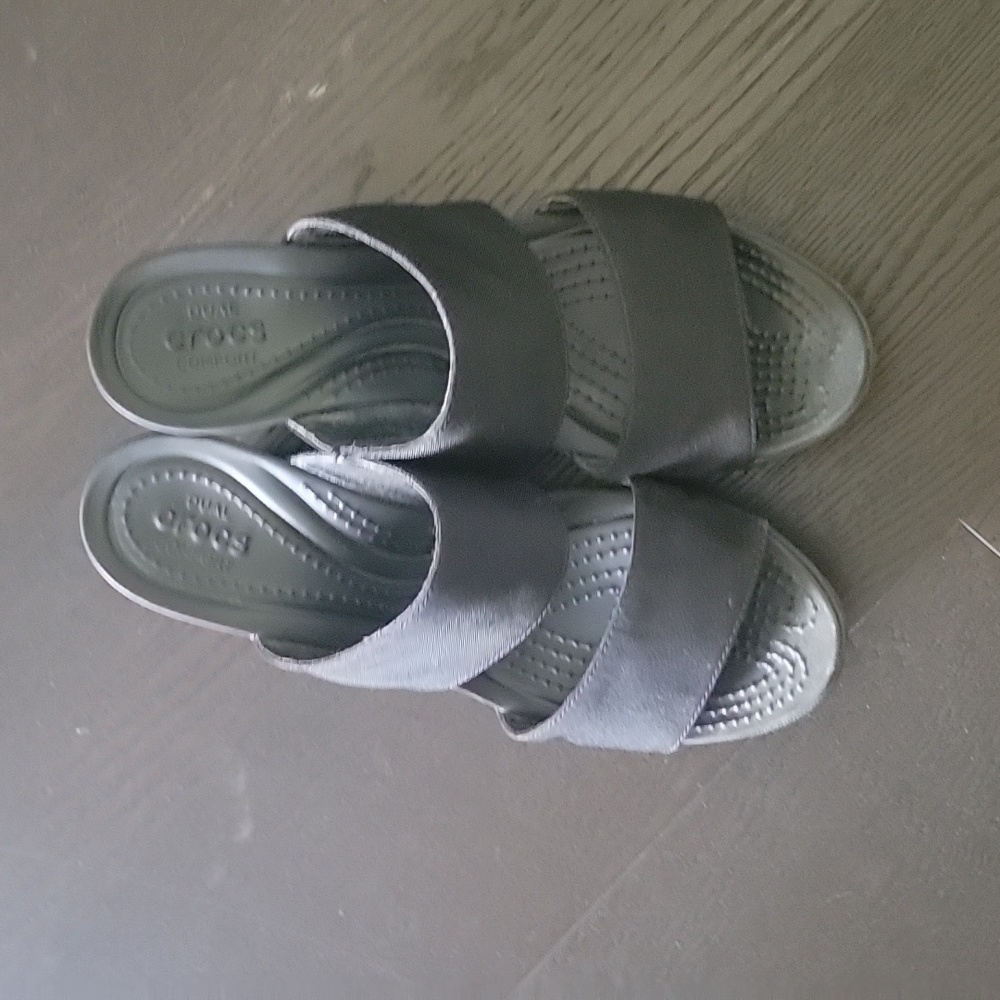 Crocs wedge heels